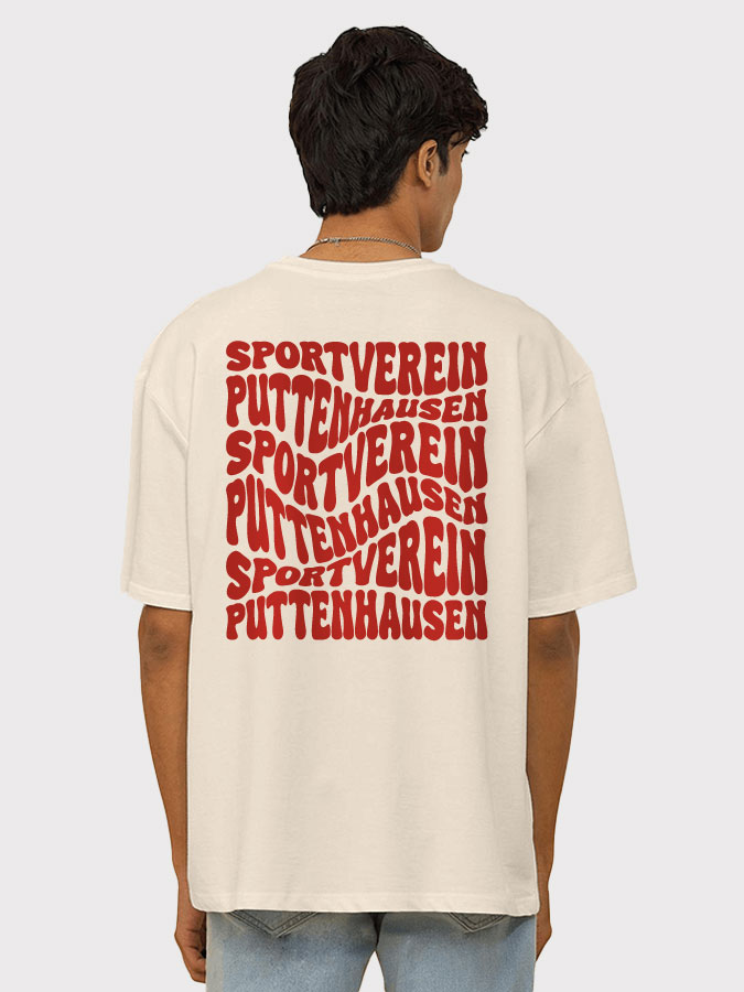 Oversized Shirt Wavy Herren