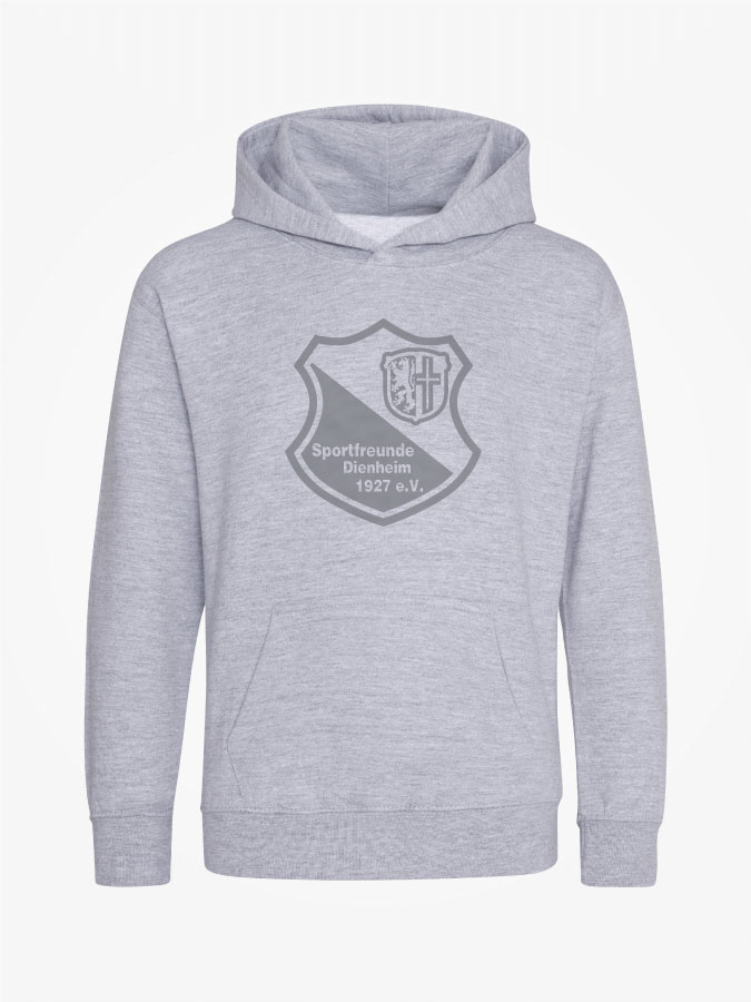 Hoodie All Grey Kids Unisex