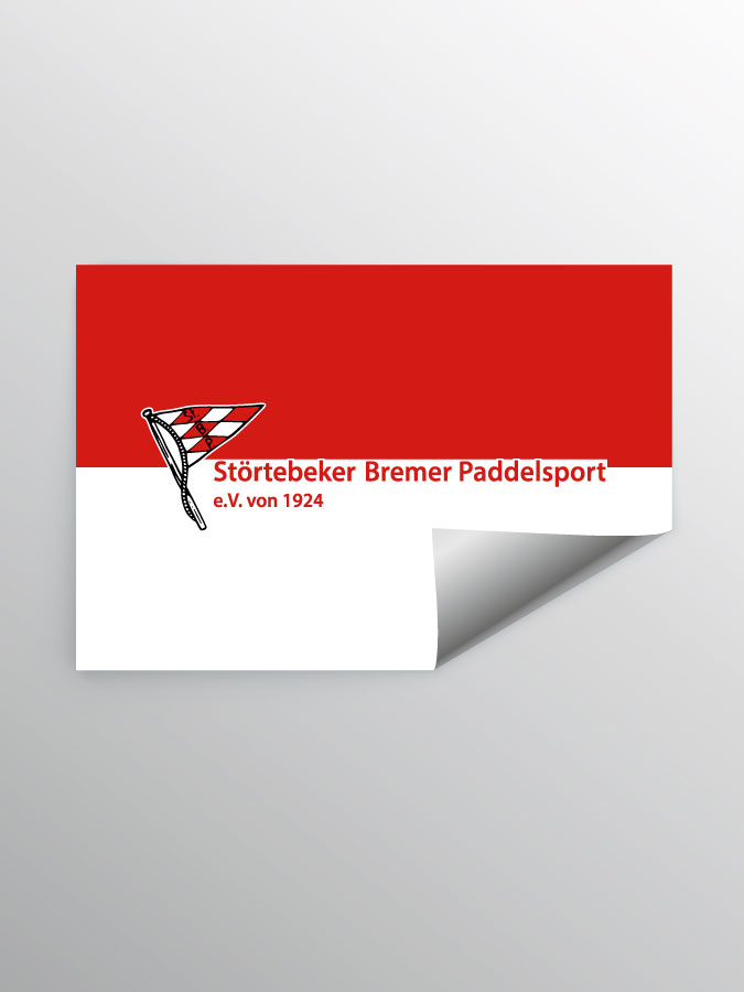 Aufkleber DIN A7 Logo