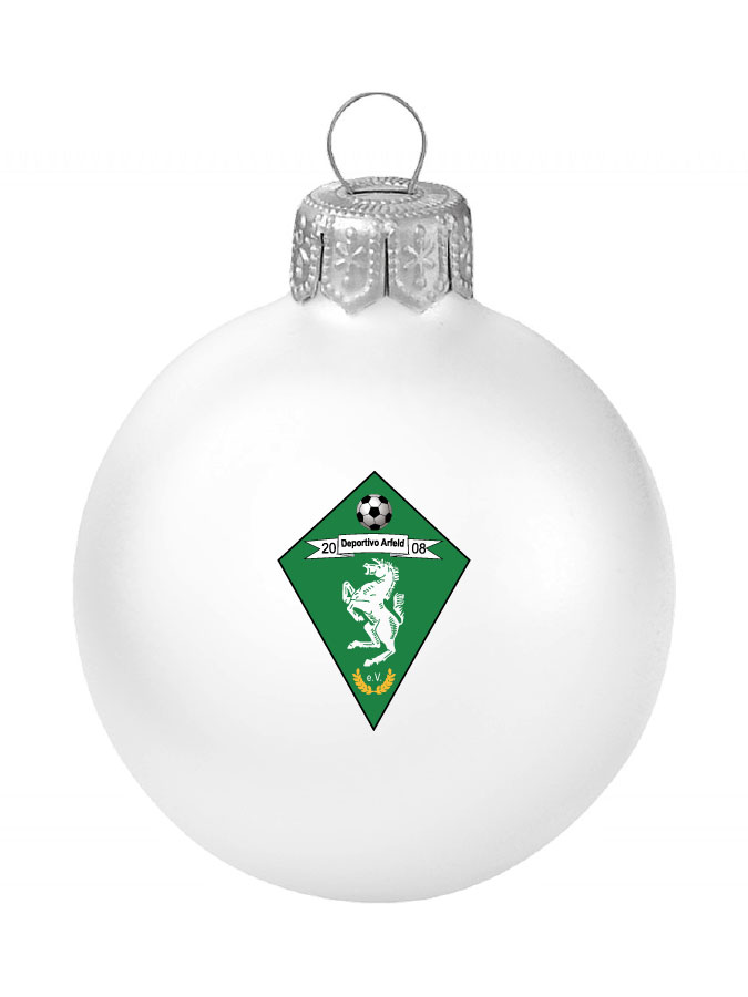 Weihnachtskugel Logo 8cm
