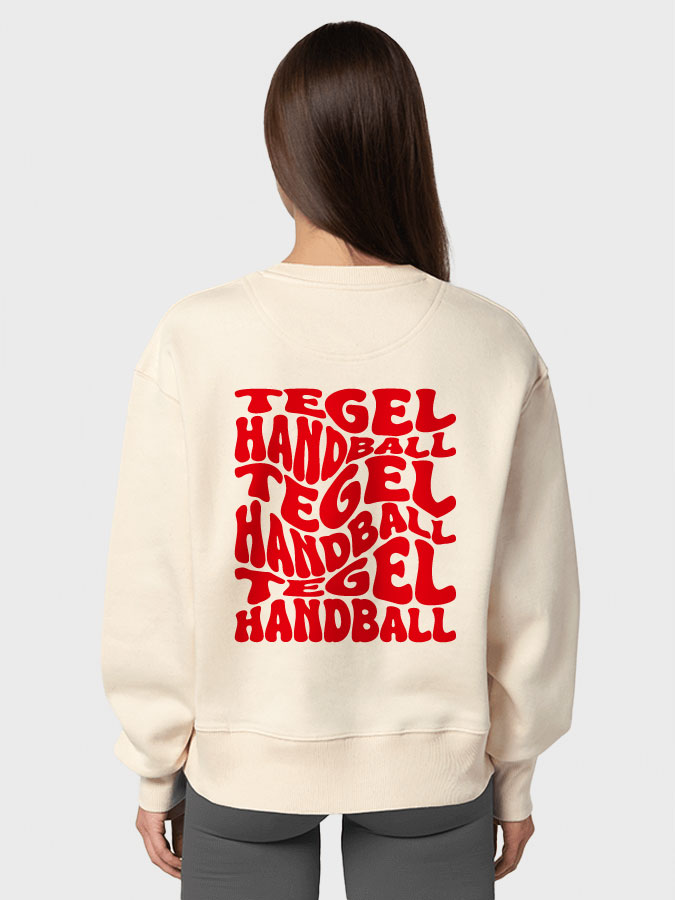 Oversized Sweater Wavy Damen