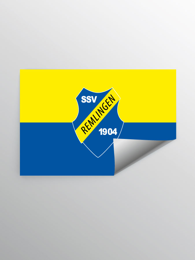 Aufkleber DIN A7 Logo