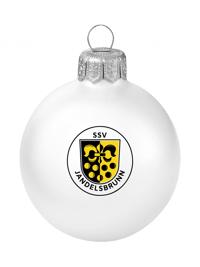 Weihnachtskugel Logo 8cm