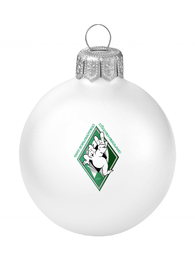 Weihnachtskugel Logo 8cm