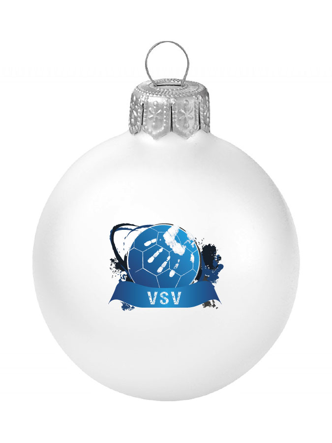 Weihnachtskugel Logo 8cm