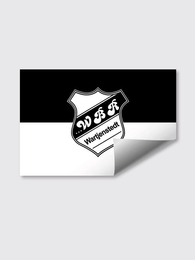 Aufkleber DIN A7 Logo