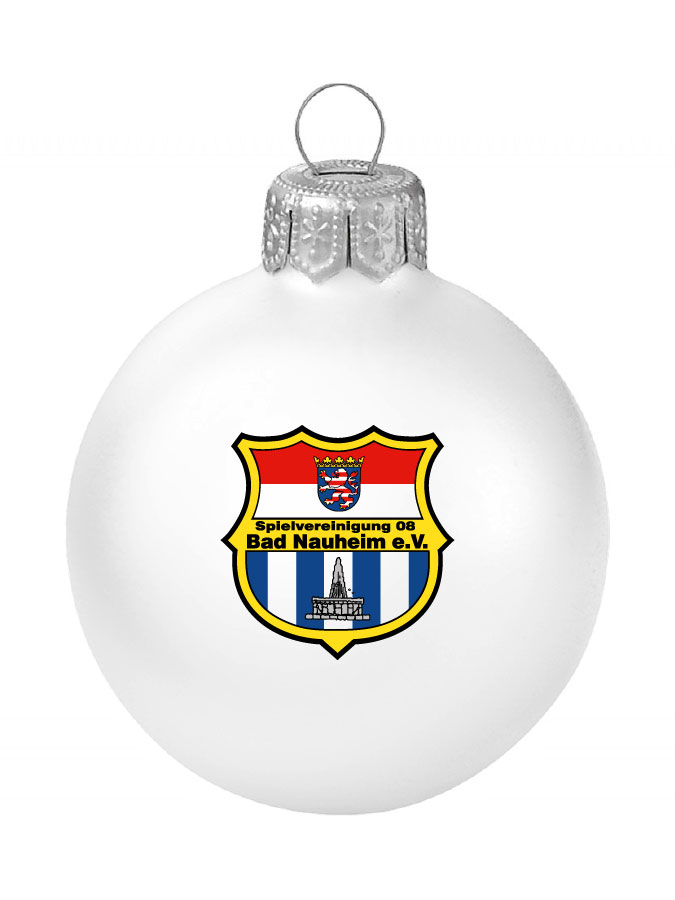 Weihnachtskugel Logo 8cm