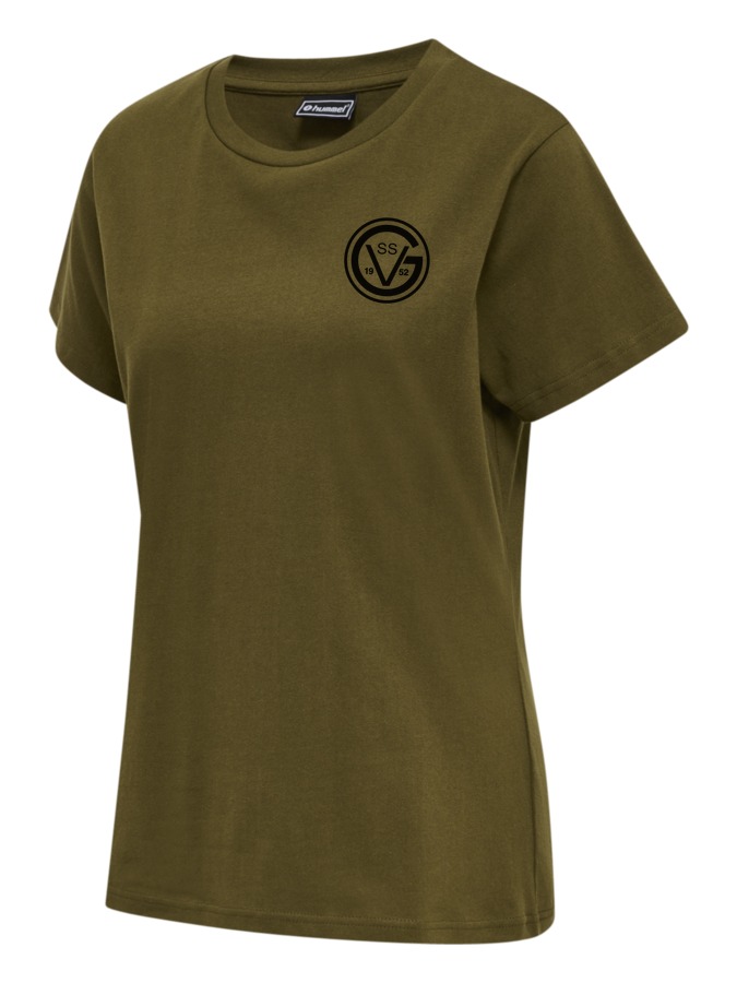 Hummel Red Basic T-Shirt Damen