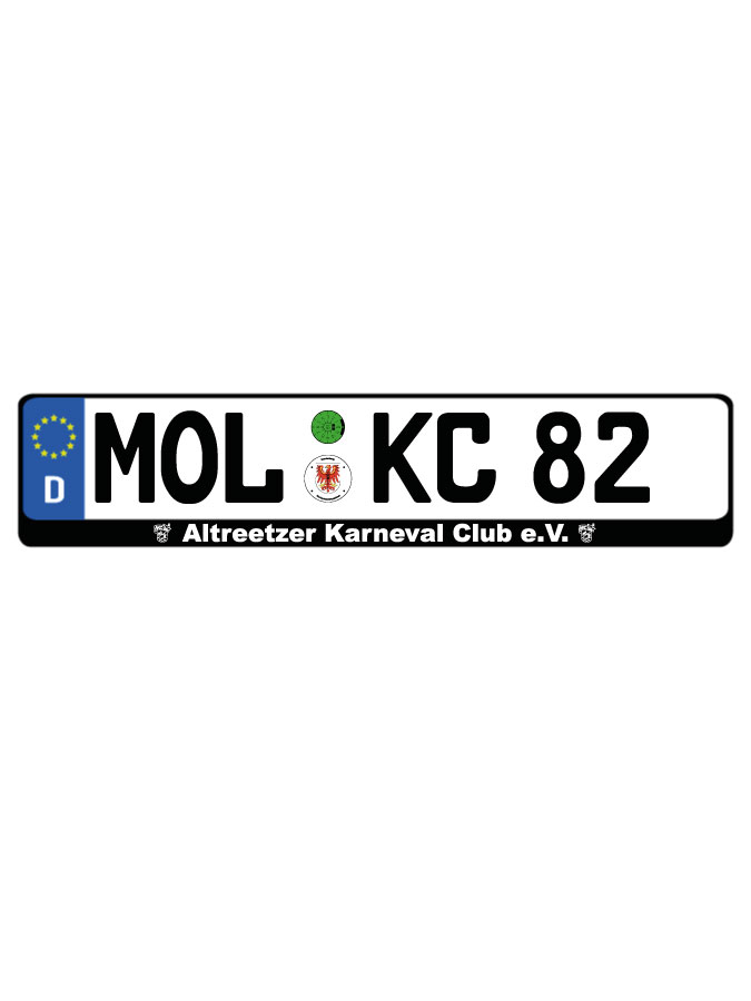 Kennzeichenhalter Kalden (2er Set)