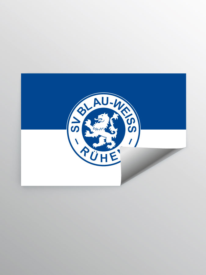 Aufkleber DIN A7 Logo