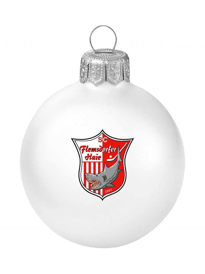 Weihnachtskugel Logo 8cm
