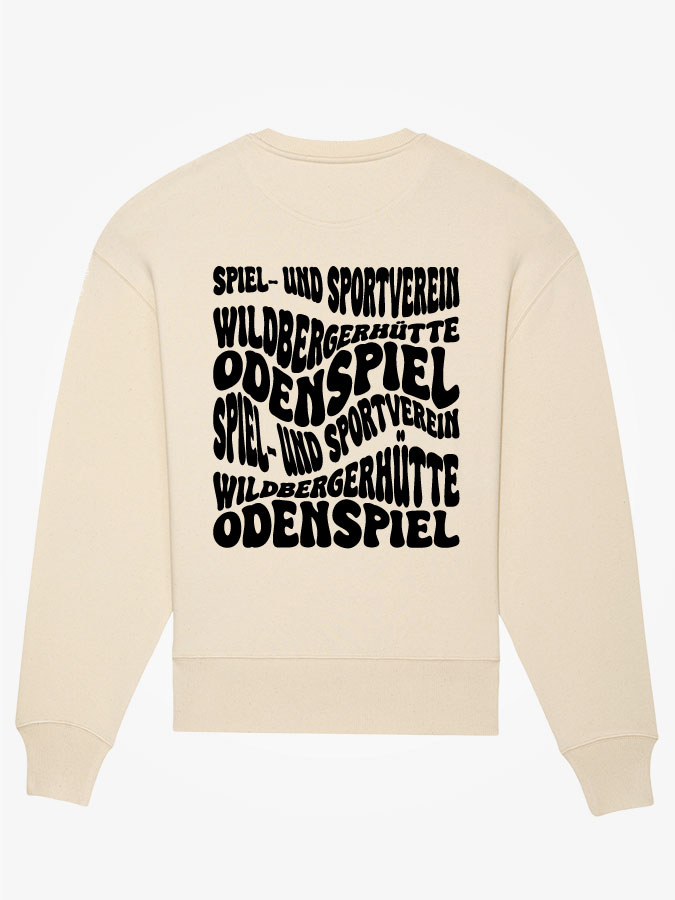 Sweatshirt Oversized Wavy Herren