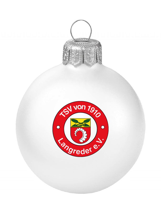 Weihnachtskugel Logo 8cm