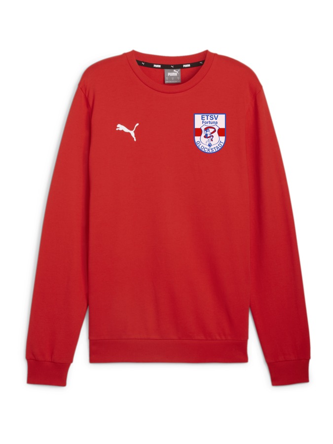 PUMA teamGOAL Casuals Crew Neck Sweatshirt