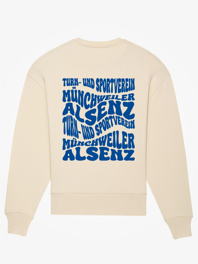 Oversized Sweater Wavy Herren