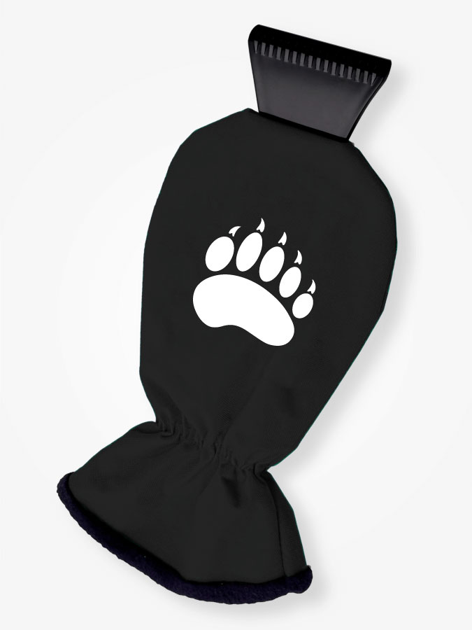 Eiskratzer mit Handschuh