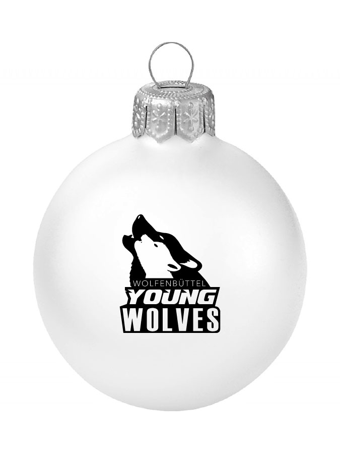 Weihnachtskugel Logo 8cm