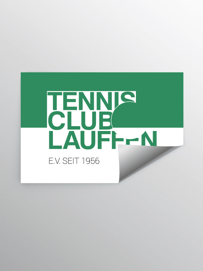 Aufkleber DIN A7 Logo