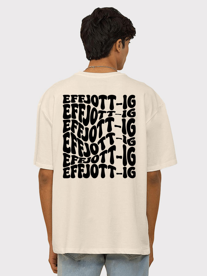 Oversized Shirt Wavy Herren