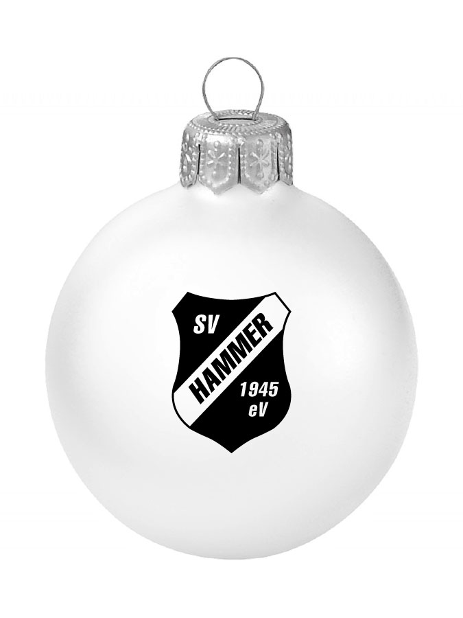 Weihnachtskugel Logo 8cm