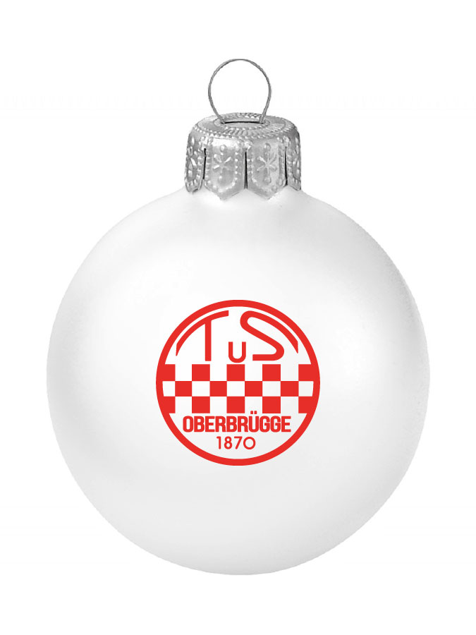 Weihnachtskugel Logo 8cm