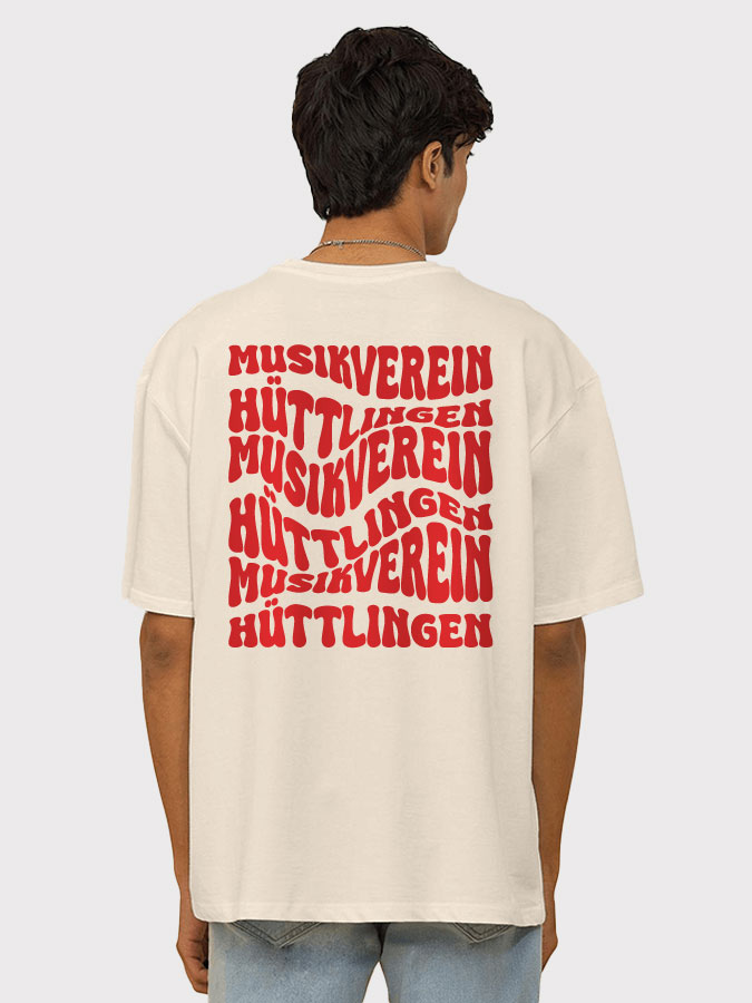 T-Shirt Oversized Wavy Herren