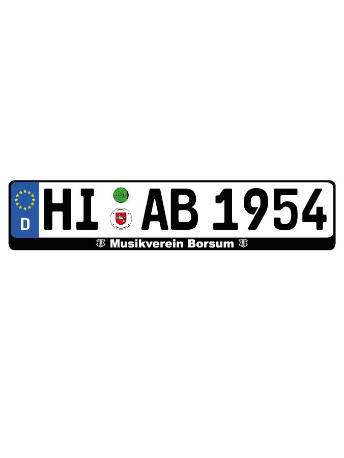 Kennzeichenhalter Kalden (2er Set)