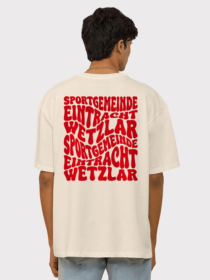 T-Shirt Oversized Wavy Herren