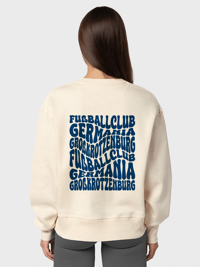 Oversized Sweater Wavy Damen