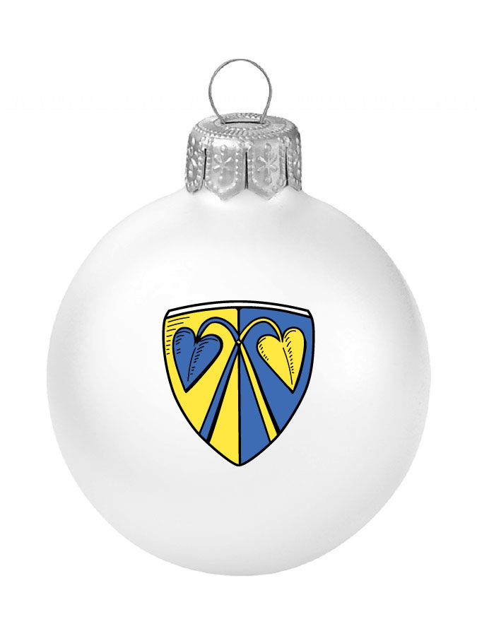 Weihnachtskugel Logo 8cm