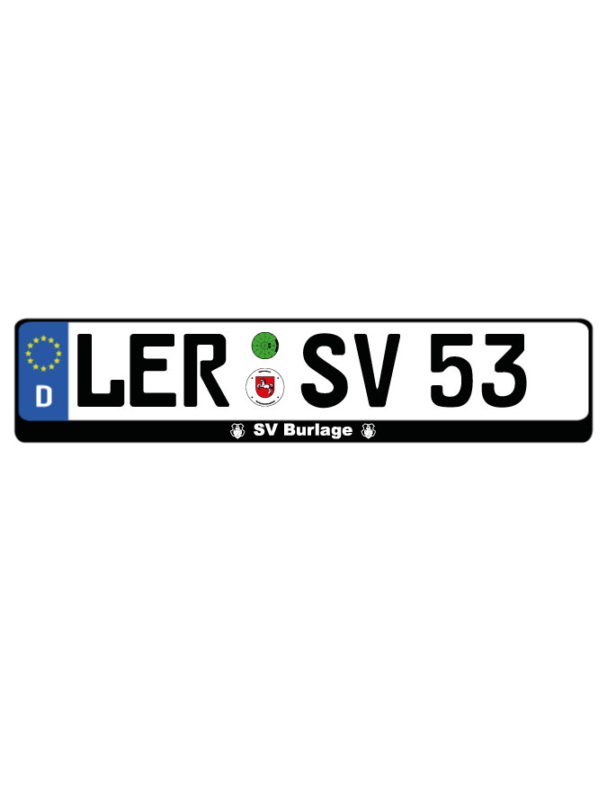 Kennzeichenhalter Kalden (2er Set)