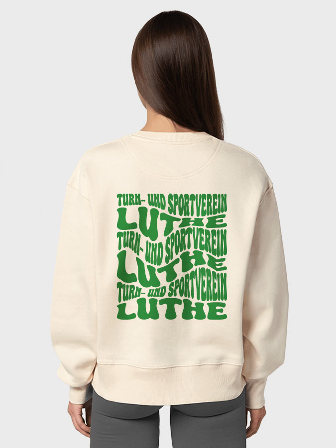 Oversized Sweater Wavy Damen