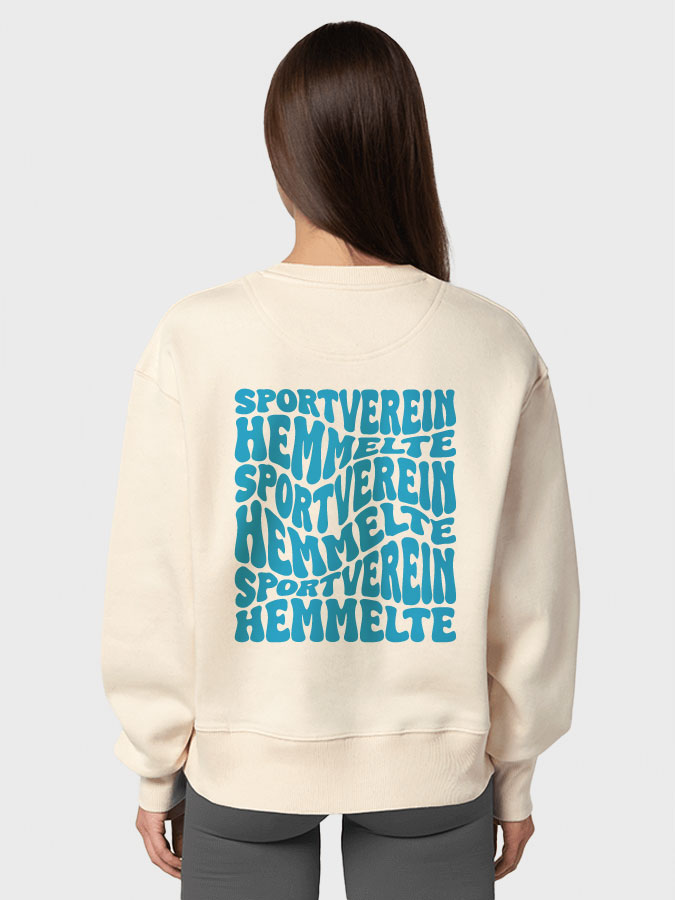 Oversized Sweater Wavy Damen