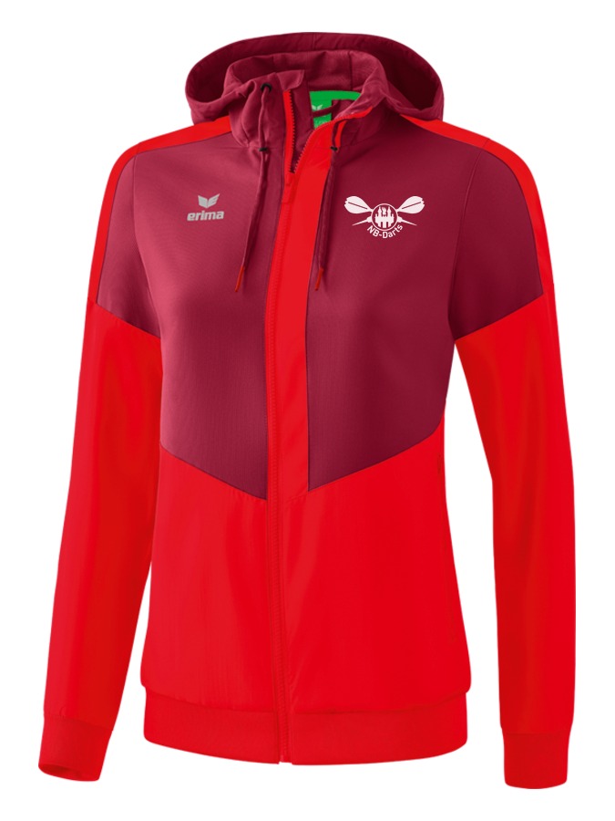 Erima Squad Tracktop Jacke mit Kapuze Damen