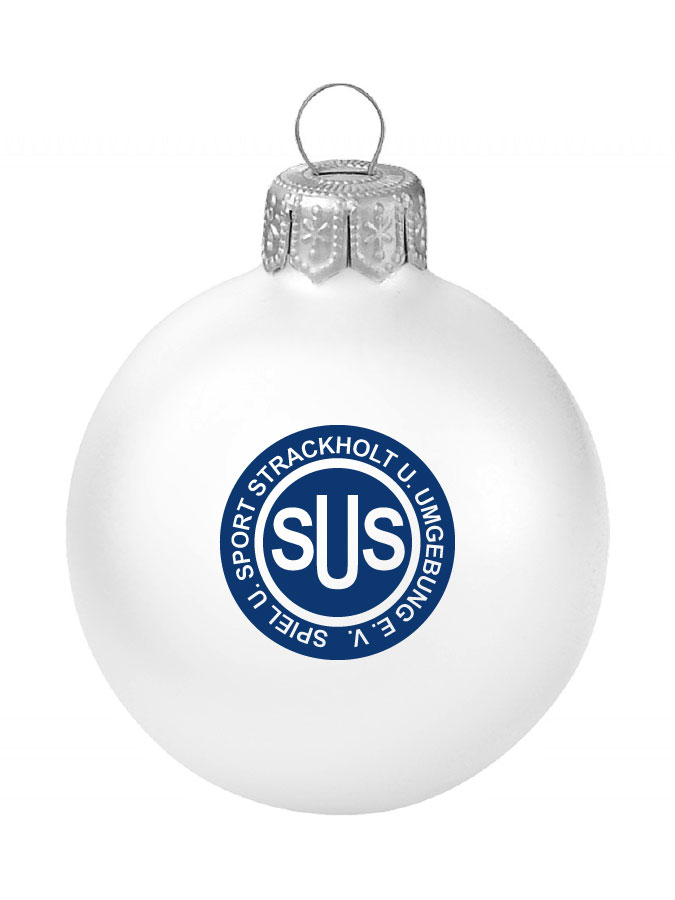Weihnachtskugel Logo 8cm