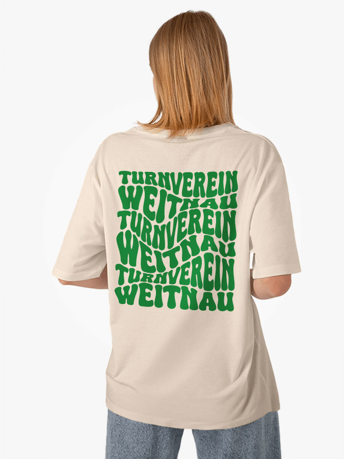 Oversized Shirt Wavy Damen