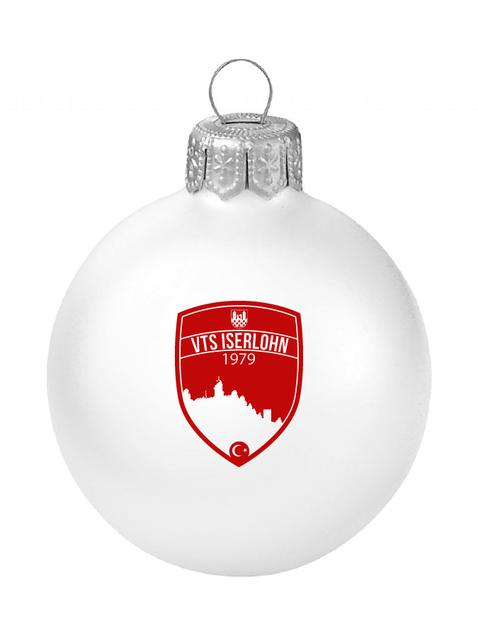 Weihnachtskugel Logo 8cm