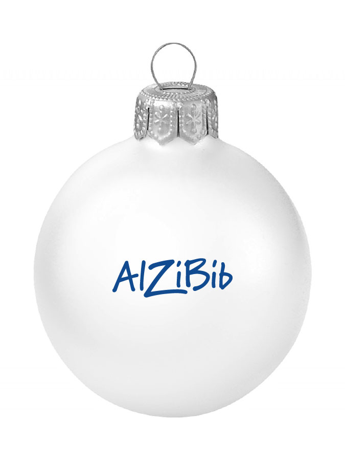 Weihnachtskugel Logo 8cm