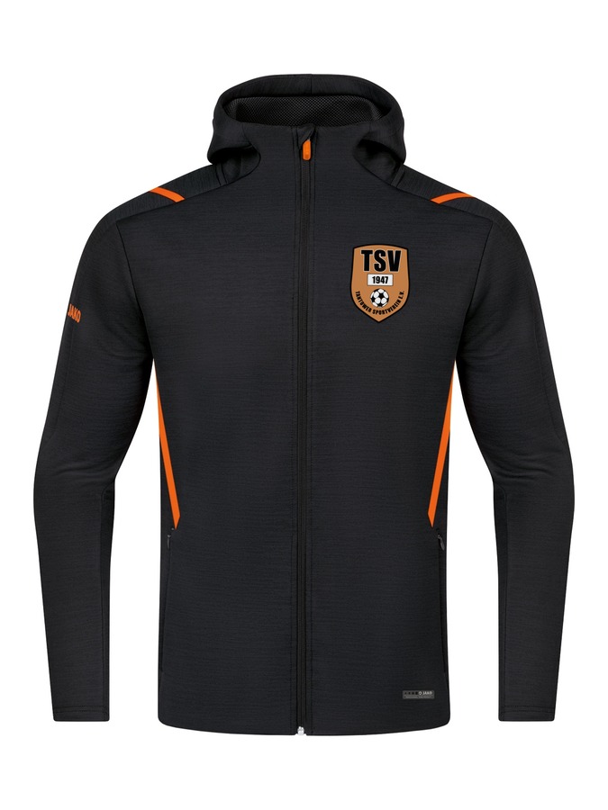 Jako Freizeitjacke Challenge mit Kapuze