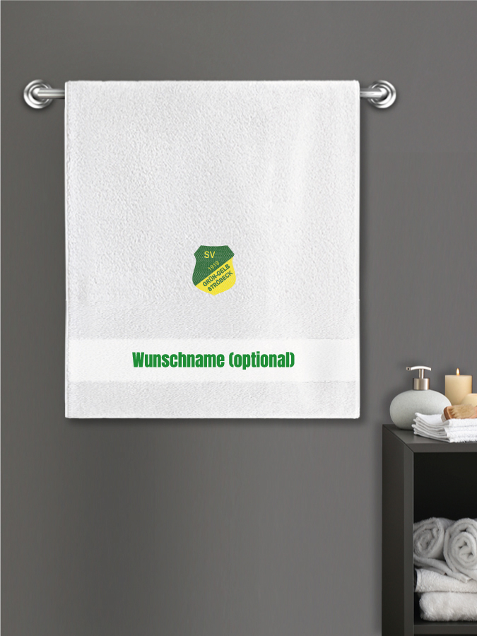Badehandtuch Team Sticklogo