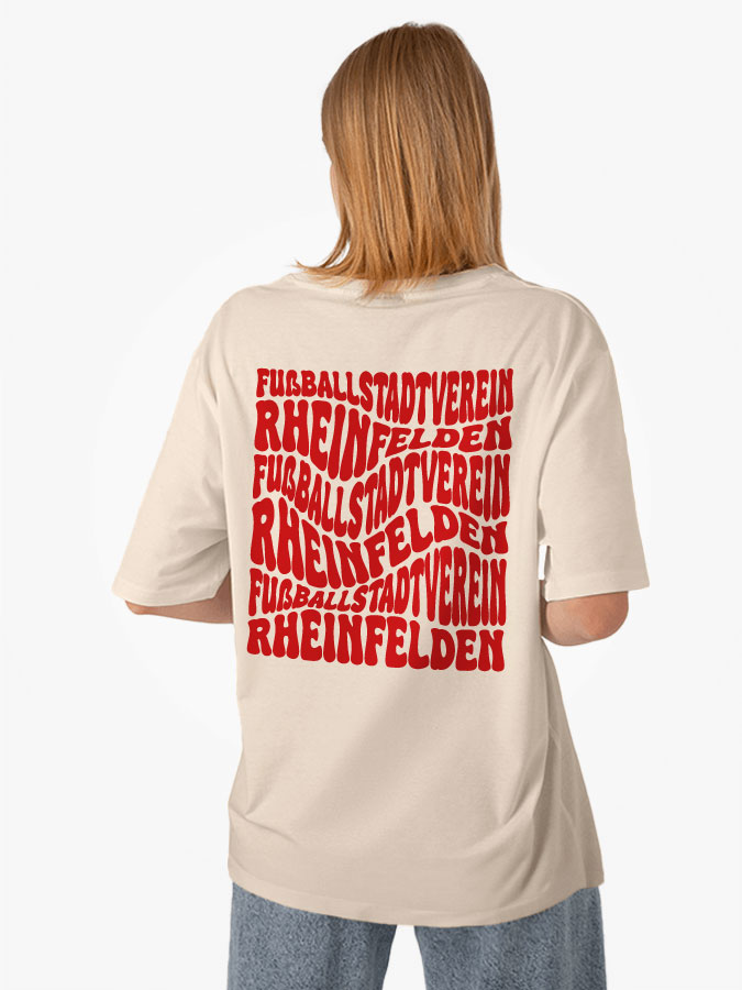 Oversized Shirt Wavy Damen