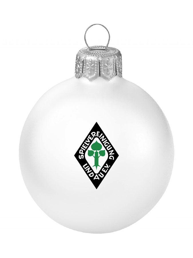 Weihnachtskugel Logo 8cm