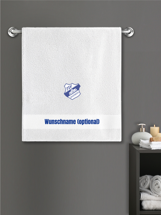 Badehandtuch Team Sticklogo