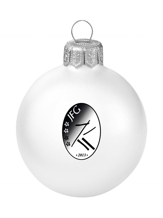 Weihnachtskugel Logo 8cm