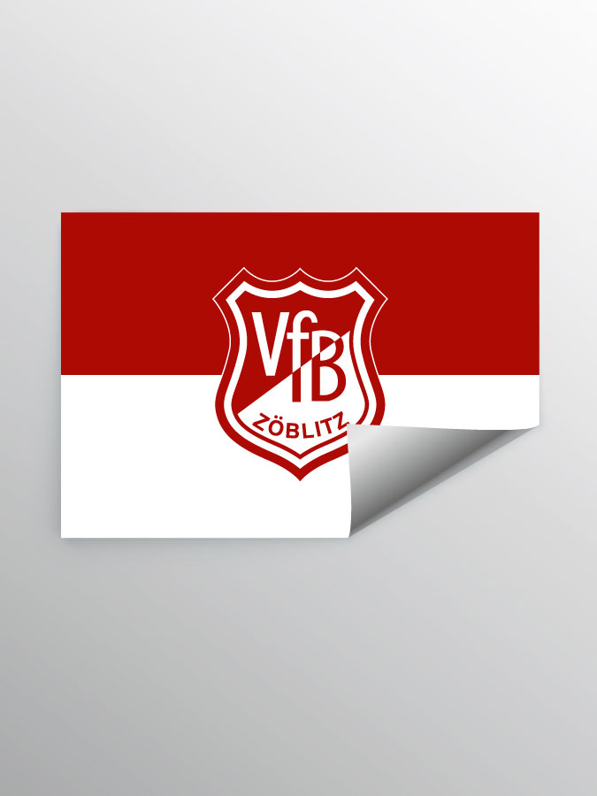 Aufkleber DIN A7 Logo