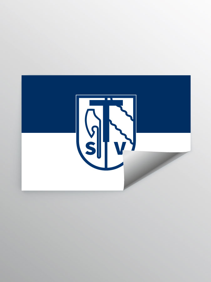 Aufkleber DIN A7 Logo