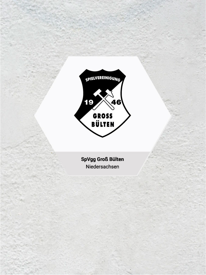 Wandkachel Hexagon mit Logo