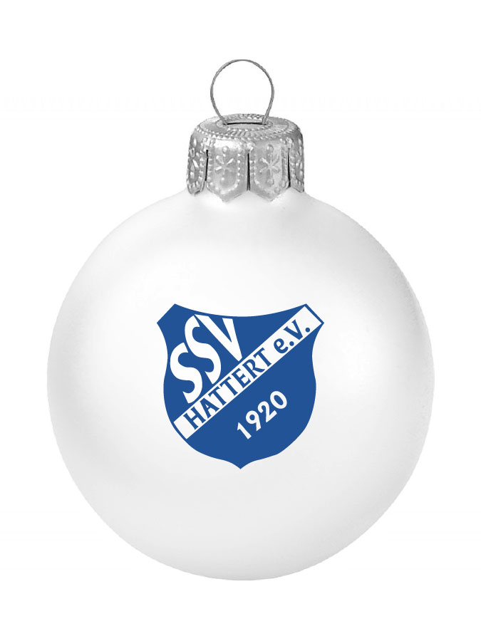 Weihnachtskugel Logo 8cm
