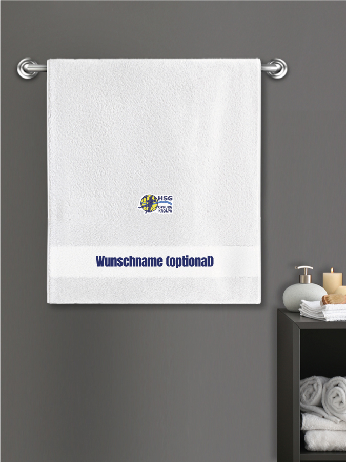 Badehandtuch Team Sticklogo