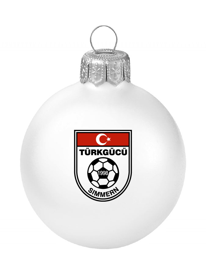 Weihnachtskugel Logo 8cm